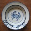 Crab design
 3 piece set in the design of your choice $80; bowl or plate alone  $38
cup alone $20 