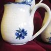 Mugsblueberry available in all Chatham Pottery glaze patterns.  Tapered top keeps hot beverages hot longer, thin lip is comfortable 
$25-29 depending on size
sets are available